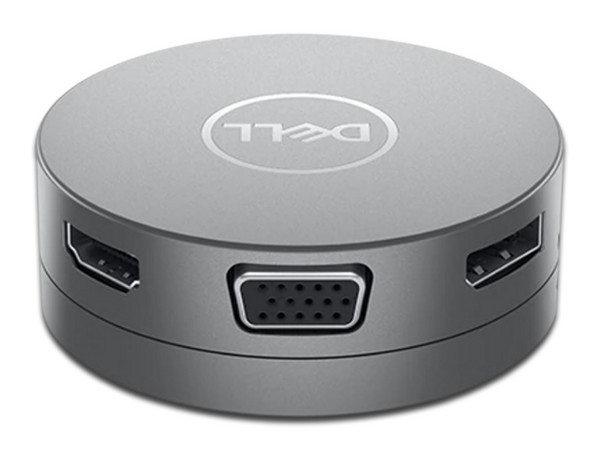 Adaptador móvil USB-C Dell DA310, de 7 interfaces.
