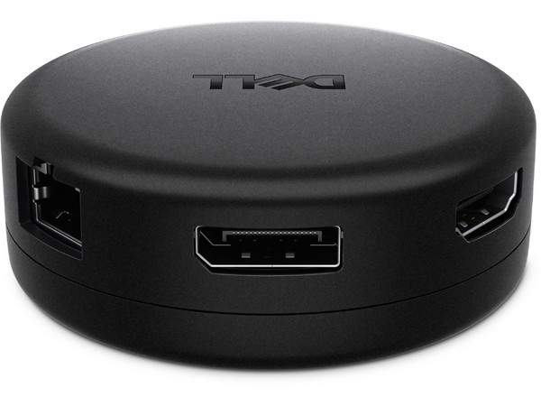 Hub USB Dell Pro DA326 7 en 1, USB Tipo C, USB Tipo A, HDMI, RJ-45. Color Negro.