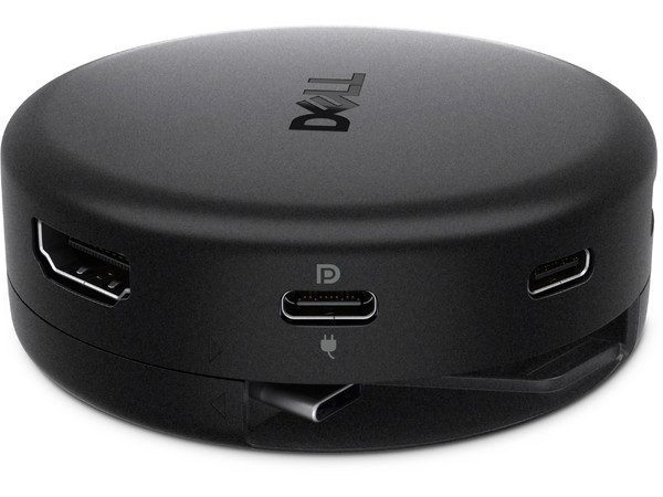 Hub USB Dell Pro DA326 7 en 1, USB Tipo C, USB Tipo A, HDMI, RJ-45. Color Negro.