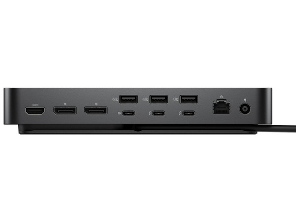 Docking Station DELL SD25TB5, 1 Puerto HDMI, 2 Puertos DisplayPort, 1 Puerto USB Tipo C, 2 Puertos Thunderbolt 5, 4 Puertos USB Tipo A, 1 Puerto DisplayPort multifunción USB-C, 1 Puerto RJ-45, Color Negro.