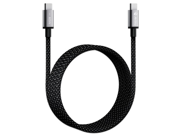 Cable USB 2.0 Ezviz AK-PAC6B-N-1.5M, Potencia de Carga máxima de 240W,  Nylon, 1.5m. Color Negro.