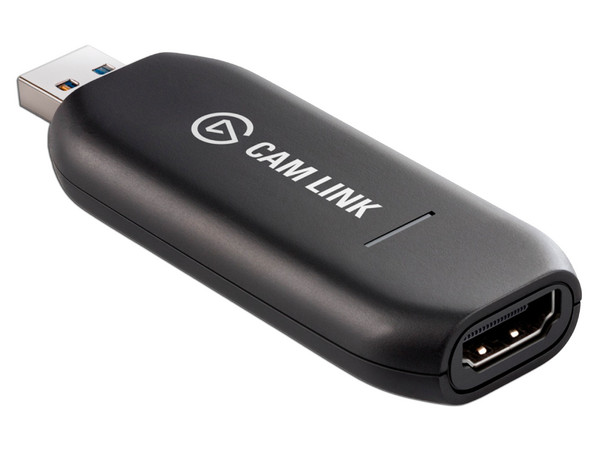 Adaptador para Capturadora de Video Elgato Cam Link 4K, USB 3.0 Tipo A a HDMI (M-H). Color Negro.