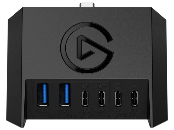 HUB USB Elgato 10GBN9901, 2 Puertos USB Tipo A 3.2, 2 Puertos USB Tipo C 3.0, 1 Lector SD y 1 Lector MicroSD, Para Stream Deck+.