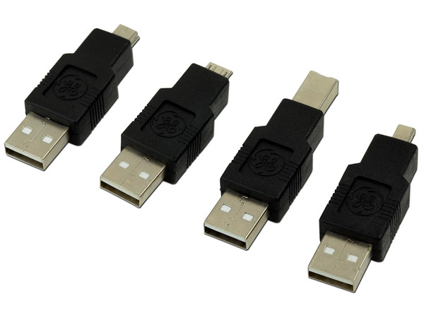 Kit General Electric de cable USB 2.0, 1.80m,  con 4 adaptadores