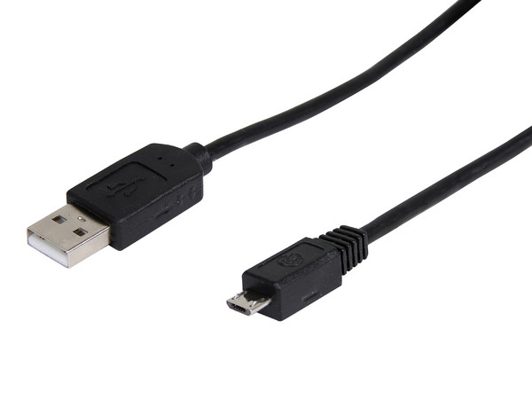 Cable General Electric USB 2.0 A macho/ micro USB macho, 1.8 m.