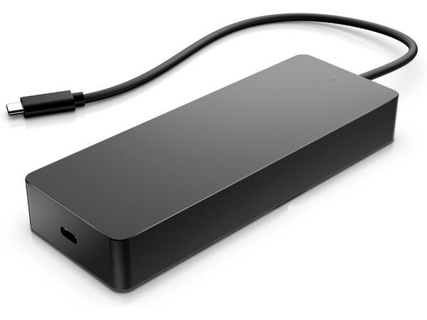 Hub USB HP 50H55UT, USB Tipo C a HDMI, DisplayPort, RJ-45, 2 Puertos USB Tipo A, 2 Puerto USB Tipo C, Color Negro.
