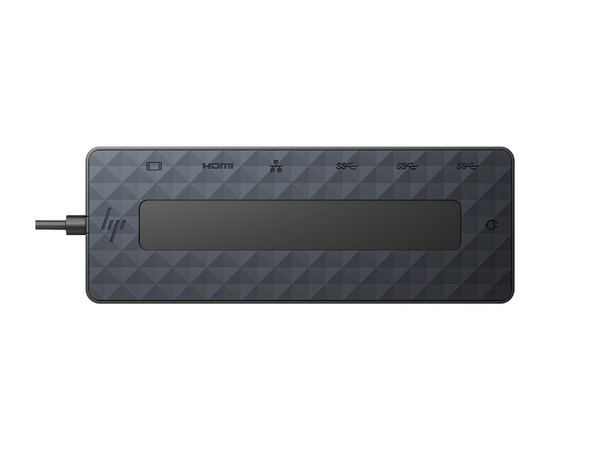 Hub USB HP 50H55UT, USB Tipo C a HDMI, DisplayPort, RJ-45, 2 Puertos USB Tipo A, 2 Puerto USB Tipo C, Color Negro.