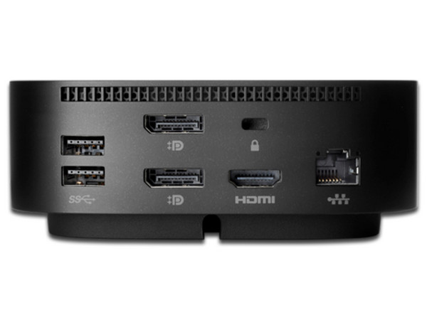 Base de conexión HP Dock G5, USB-C, replicador de puertos Ethernet, 2x DisplayPort, 4x USB 3.0, 2x USB-C, Color Negro.