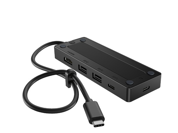 Dockstation HP 86S97UT USB Tipo C, 65W, 2 x USB Tipo C, 2 x USB Tipo A, HDMI. Color Negro.