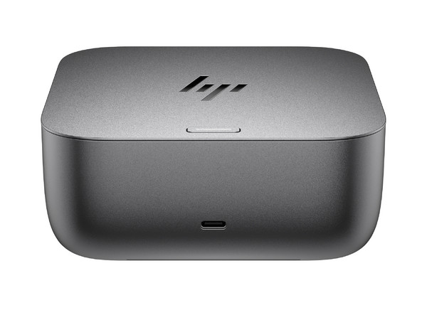 Docking Station HP 9X472UT Thunderbolt 4 USB Tipo C a HDMI, DisplayPort, USB Tipo A, RJ-45 y USB Tipo C, 100W, Color Gris.