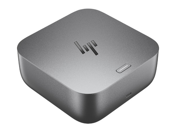 Docking Station HP 9X472UT Thunderbolt 4 USB Tipo C a HDMI, DisplayPort, USB Tipo A, RJ-45 y USB Tipo C, 100W, Color Gris.