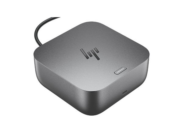 Docking Station HP 9X472UT Thunderbolt 4 USB Tipo C a HDMI, DisplayPort, USB Tipo A, RJ-45 y USB Tipo C, 100W, Color Gris.