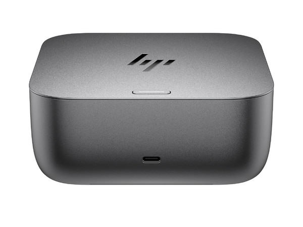 Docking Station HP 9X481UT Thunderbolt 4 USB Tipo C a HDMI, DisplayPort, USB Tipo A, RJ-45 y USB Tipo C, 180W, Color Gris.