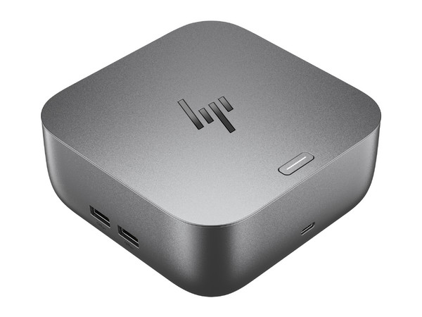 Docking Station HP 9X481UT Thunderbolt 4 USB Tipo C a HDMI, DisplayPort, USB Tipo A, RJ-45 y USB Tipo C, 180W, Color Gris.
