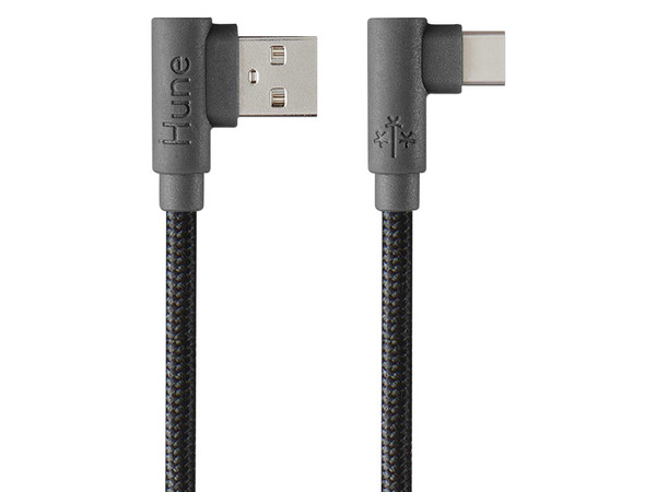 Cable USB-A a USB-C Hune AT-ACC-CA-317ROC de 1.2m, Sustentable, Trenzado, Color Gris.