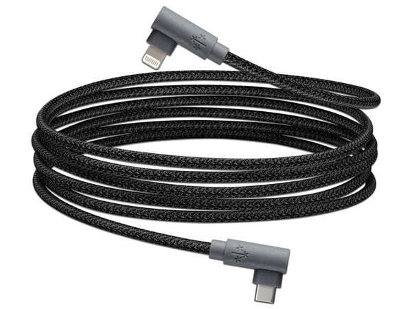 Cable Trenzado Hune AT-ACC-CA-354-ROC, Conector USB-C a Lightning (M-M), 1.2m. Color Gris.
