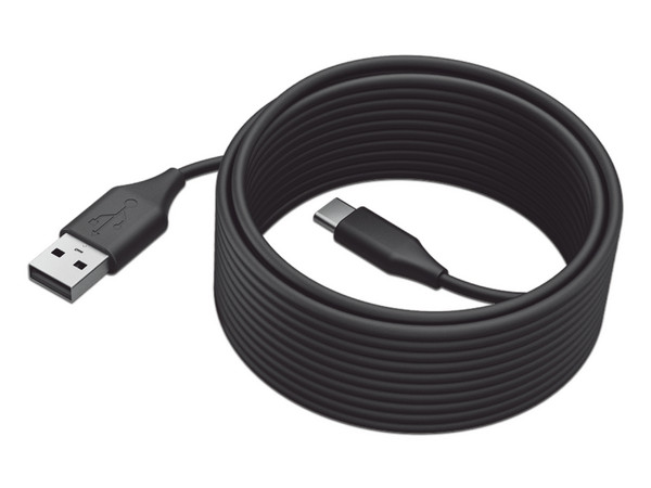 Cable USB 2.0 Jabra PANACAST 50, USB Tipo A a USB Tipo C (M-M), 5m, Color Negro.