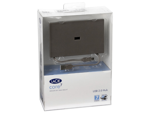 Lacie Core7 Hub USB 2.0 de 7 Puertos (Convierte 1 puerto USB en 7).