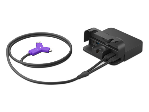 Conector Logitech SWYTCH para Salas de Conferencia, USB-C, USB-A, HDMI.
