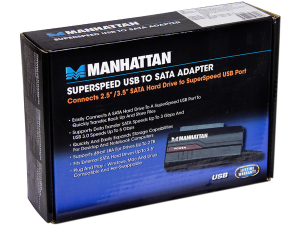 Adaptador Manhattan USB 3.0 A SATA 