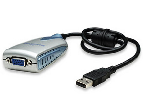 Convertidor USB 2.0 a VGA (Soporta resoluciones de hasta 1600 x 1200)