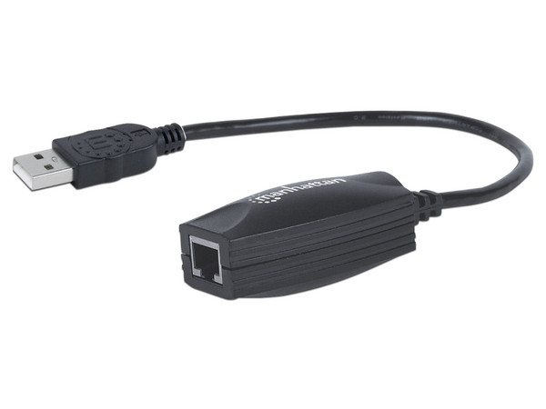 Cable extensión activa Manhattan de USB via RJ45, hasta 60 metros.