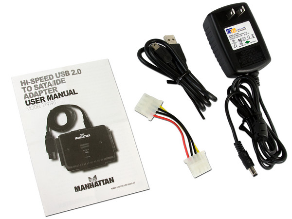 Adaptador Manhattan USB 2.0 a SATA/ IDE