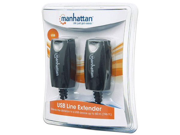Extensor de línea USB vía ethernet hasta 60m.