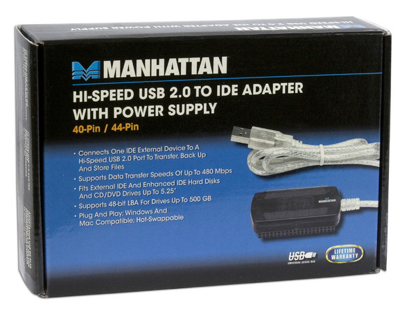  Adaptador Manhattan USB 2.0 a IDE