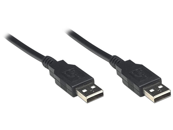 Cable USB 2.0 Manhattan (M-M), 1.8m. Color Negro.