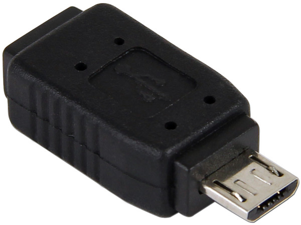 Adaptador USB Mini B a Micro B Macho.