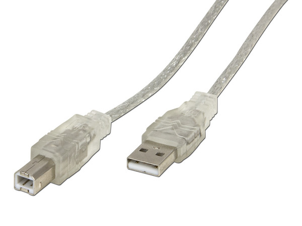 Cable Manhattan USB 2.0 A macho/ B macho de 3.0m. para Impresora y Escáner