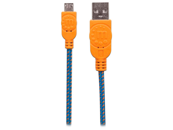 Cable Manhattan USB 2.0 Tipo A macho/Micro B macho de 1.0 Mts.