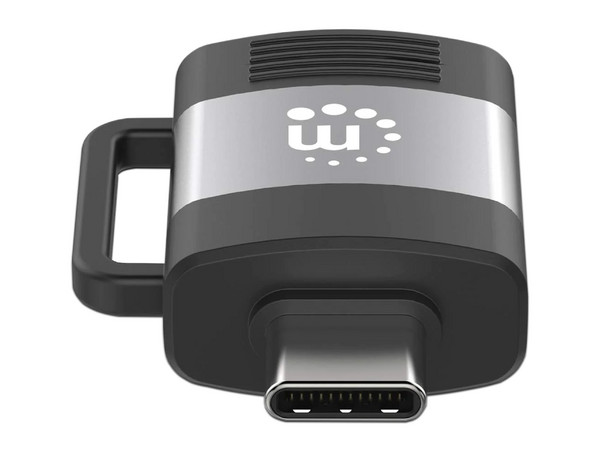 Adaptador de USB 3.2 Gen 1 Tipo-C Macho a Tipo-A Hembra, 5 Gbps, 3A. Color Negro.