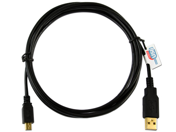 Cable USB de Alta Velocidad 2.0 A macho/ mini de 5 pines macho, Negro, 1.8 m