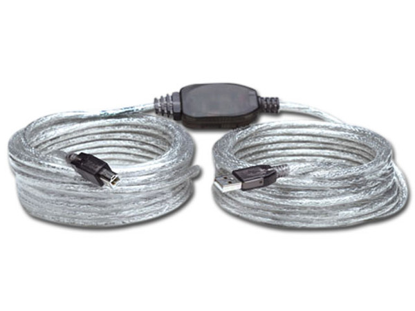 Cable Manhattan USB 2.0 Activo A macho/ B macho de 11 Mts.