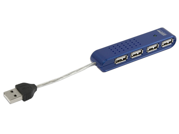 Mini Hub USB de 4 Puertos (Convierte 1 puerto USB en 4).