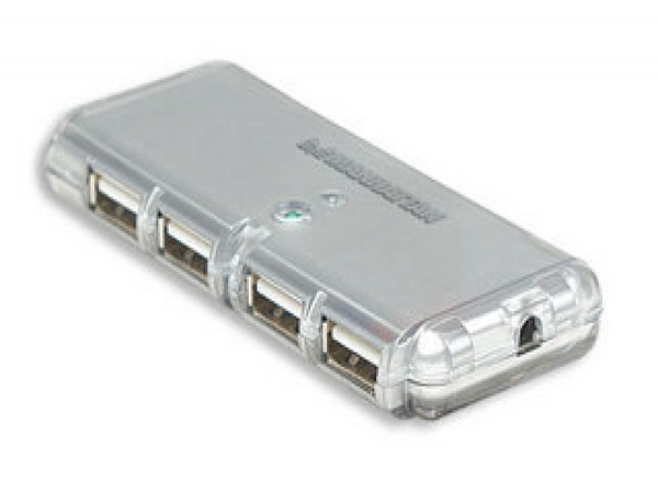 HUB USB V2.0 4 PUERTOS MINI SIN FUENTE