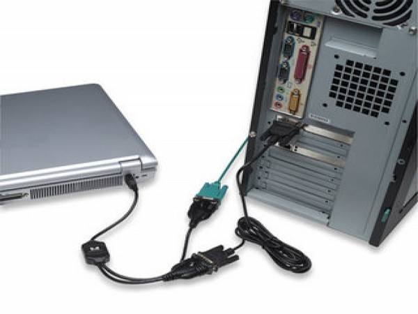 CONVERTIDOR USB A SERIAL DB9M 2 Puertos