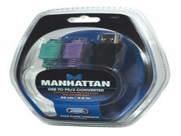 Convertidor USB a PS/2 (2 Puertos)