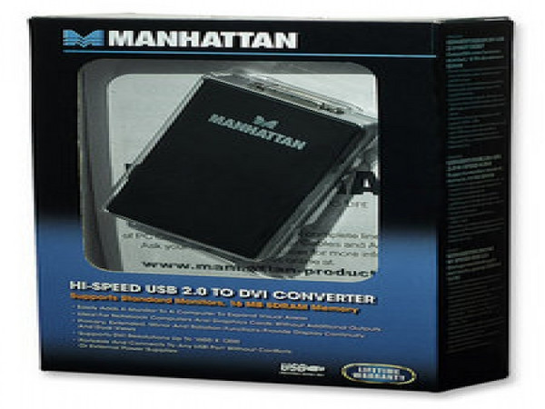 Convertidor USB A Video DVI (1600x1200)