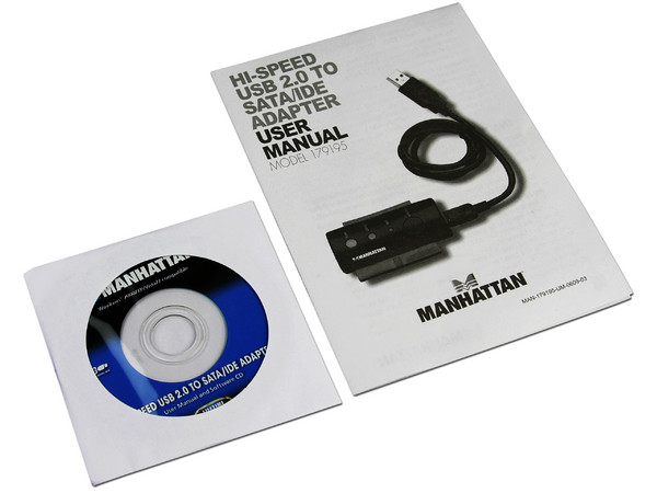 MANHATTAN CONVERTIDOR USB 2.0 SATA/IDE ADAPTER 179195