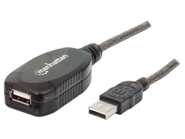 Cable de Extensión Repetidor Activo USB 2.0 de Alta Velocidad (M - H), 10m.