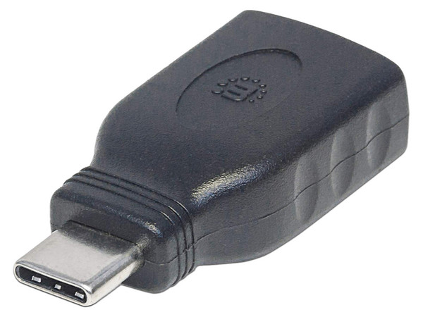 Adaptador Manhattan 354646 USB 3.1 de Tipo-A (Hembra) a Tipo-C (Macho).