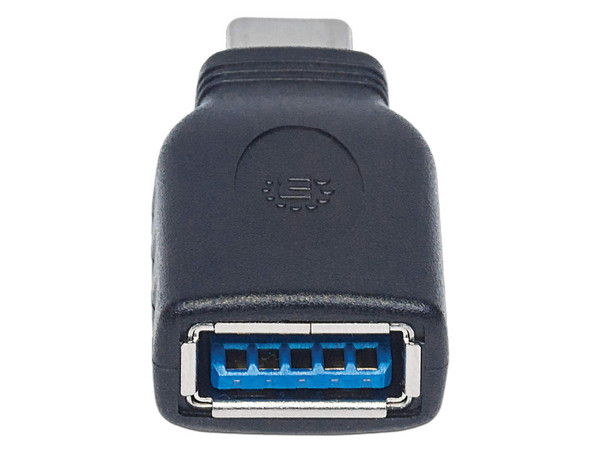 Adaptador Manhattan 354646 USB 3.1 de Tipo-A (Hembra) a Tipo-C (Macho).