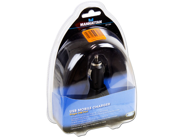 Cargador USB para Automóvil.                                          