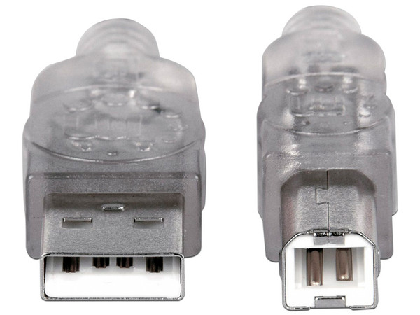 Cable Manhattan USB 2.0 A macho/ B macho de 5 Mts. para Impresora y Escáner
