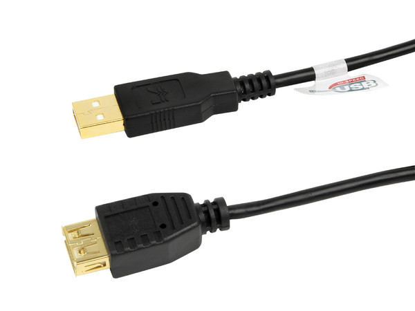 Extensión de cable USB 2.0, 4.5m, entrada A(m) A(h)