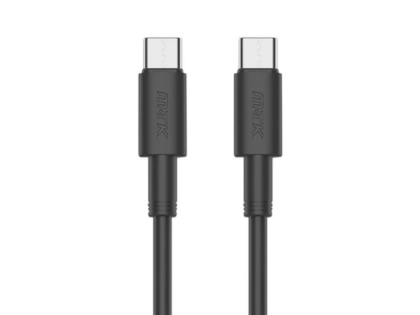 Cable de Carga MTK 0158382, USB Tipo C a USB Tipo C (M-M), 1m. Color Negro.