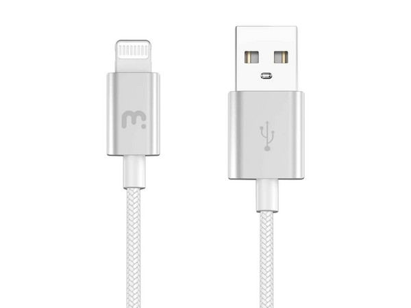 Cable de Datos MYBAT RCBFLAMO36W20 USB Tipo A a Lightning, Longitud de 2m.